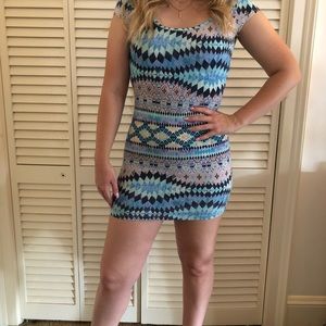 Charlotte Russe Dresses - Geometric print bodycon dress Charlotte Russe Dresses - Geometric print bodycon dress